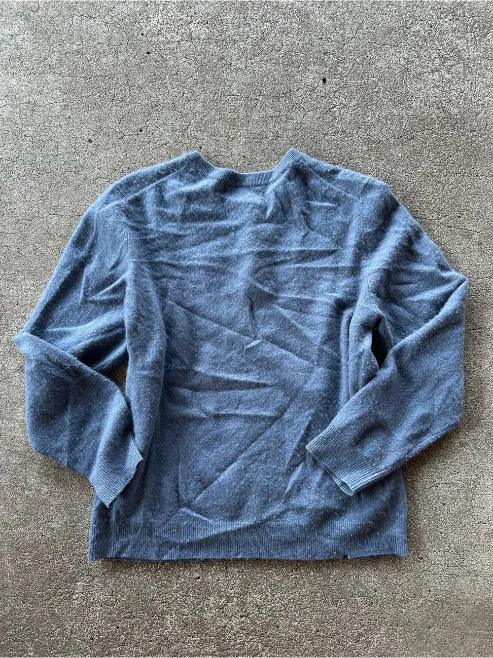 Naadam Gray Cashmere Henley Sweater